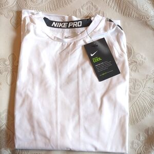 Nike Pro White Compression T-Shirt